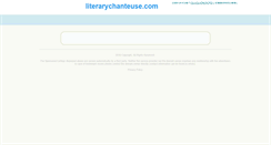 Desktop Screenshot of literarychanteuse.com